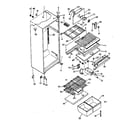 Kenmore 2538651700 cabinet parts diagram