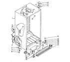 Kenmore 1068620662 cabinet parts diagram