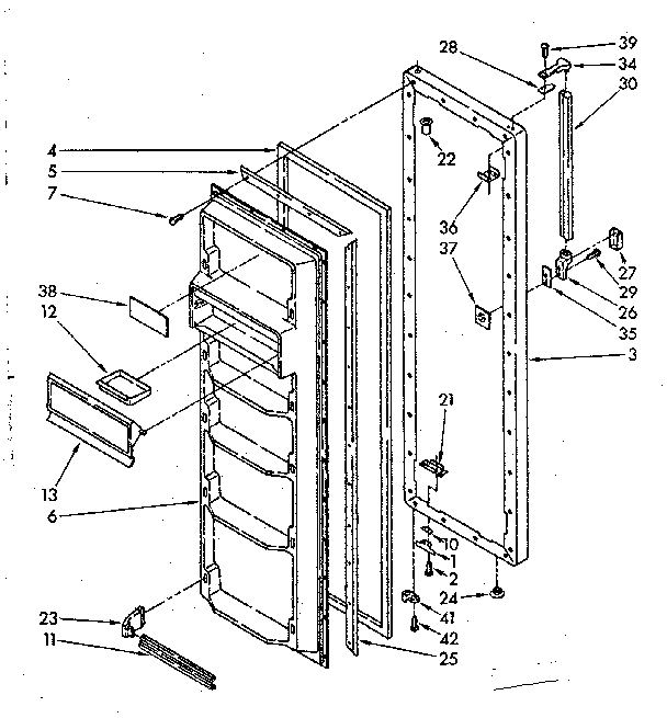 REFRIGERATOR DOOR PARTS