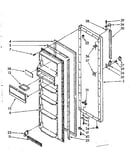 Refrigerator door parts