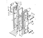 Kenmore 1068620682 freezer door parts diagram