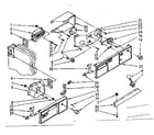 Kenmore 1068620662 air flow and control parts diagram