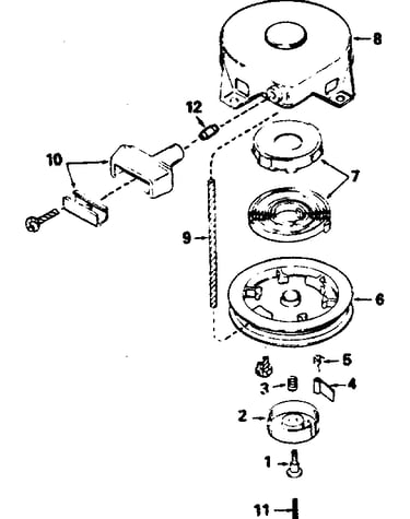 Rewind starter no. 590420a