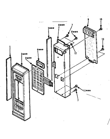 Control panel parts