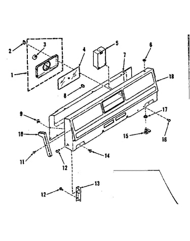 Backguard section