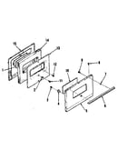 Oven door section-model 911.6138510