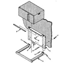 Sanyo 22-84097 wall mount kit diagram