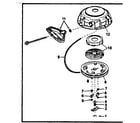 Tractor Accessories 590606 rewind starter diagram