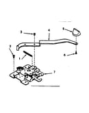 Oven door lock section