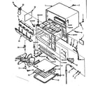 Kenmore 5648898610 cabinet parts diagram