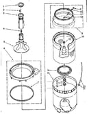 Agitator, basket and tub parts
