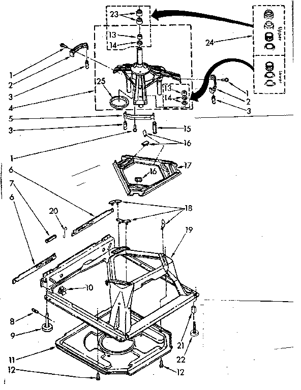 Machine base parts