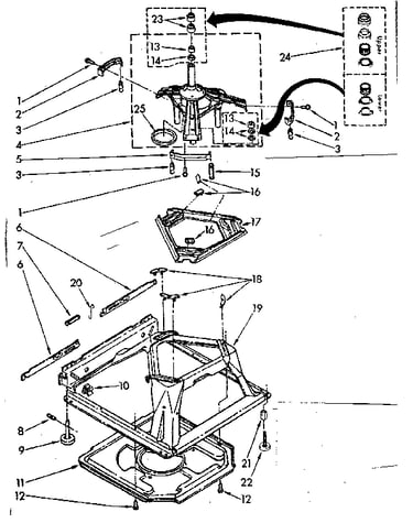 Machine base parts