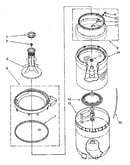 Agitator, basket and tub parts