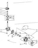 Brake, clutch, gearcase, motor and pump parts
