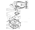 Kenmore 11081362130 machine base parts diagram