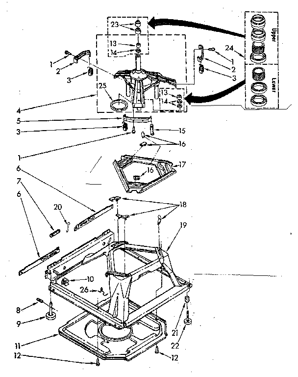 Machine base parts