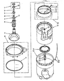Agitator, basket and tub parts