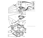 Kenmore 11081375600 machine base parts diagram