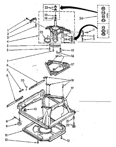 Machine base parts