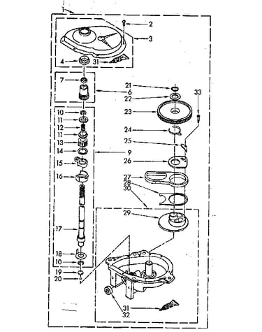 Gearcase parts
