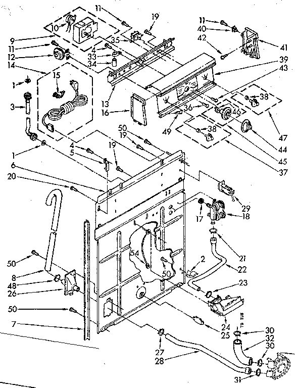 CONTROLS AND REAR PANEL PARTS