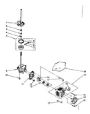 Brake, clutch, gearcase, motor and pump parts