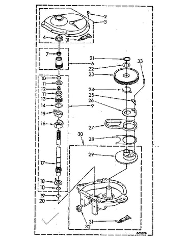 Gearcase parts