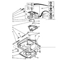 Kenmore 11081375230 machine base parts diagram