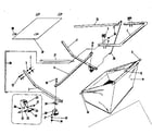 Craftsman 42624094 frame and basket assembly diagram