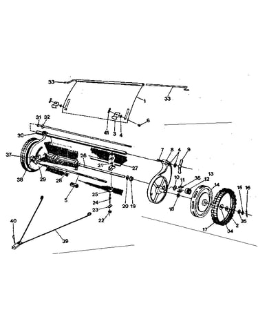 Sweeper unit assembly