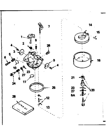 Carburetor no. 632334