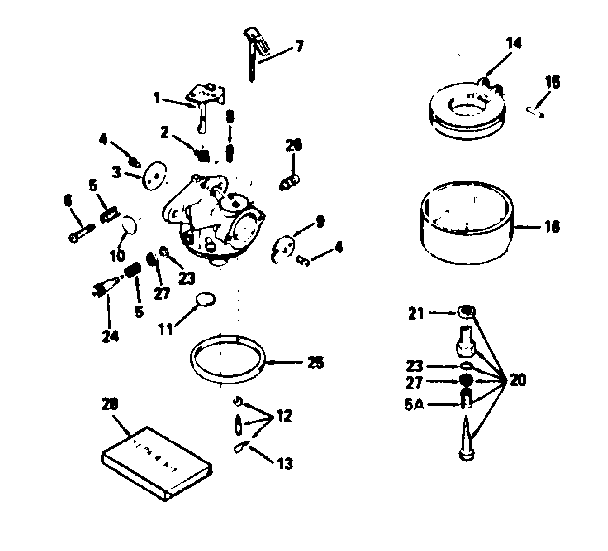 Carburetor no. 632370