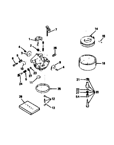 Carburetor no. 632370