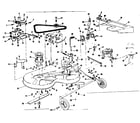 Craftsman 52852600 mower deck diagram