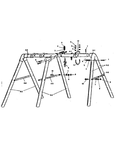 A-frame hardware bag #93607