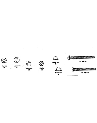 Washers and screws