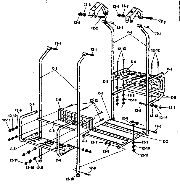 Lawn swing hardware bag #95607