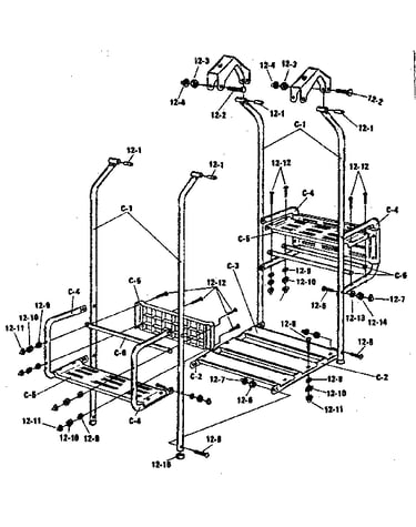 Lawn swing hardware bag #95607
