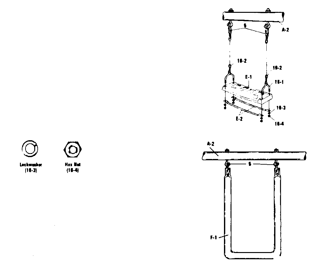 Swing and trapeze assembly