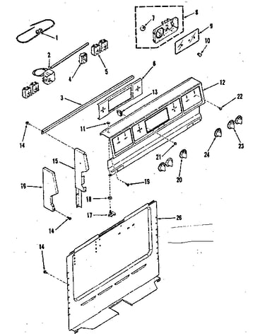 Backguard section