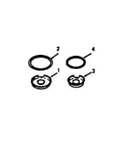Optional porcelain pan and chrome ring kit no. 8067121