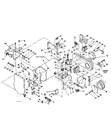 Control panel and intake chamber