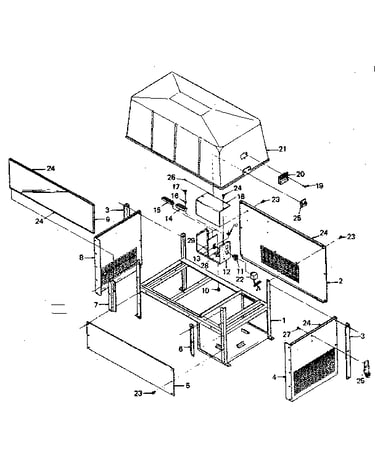 Power plant compartment