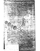 Engine crankshaft and piston