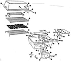 Kenmore 41510251 grill & burner section diagram