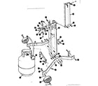 Kenmore 41510251 post mount section diagram
