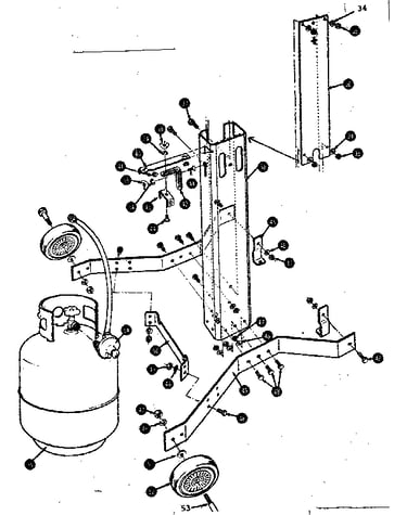 Post mount section
