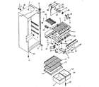 Kenmore 2538648070 cabinet parts diagram