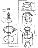 Agitator, basket and tub parts